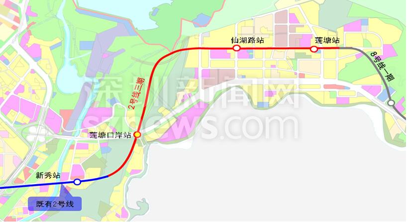 深圳地鐵2號線東延段（站點、線路圖、開通時間、最新消息）